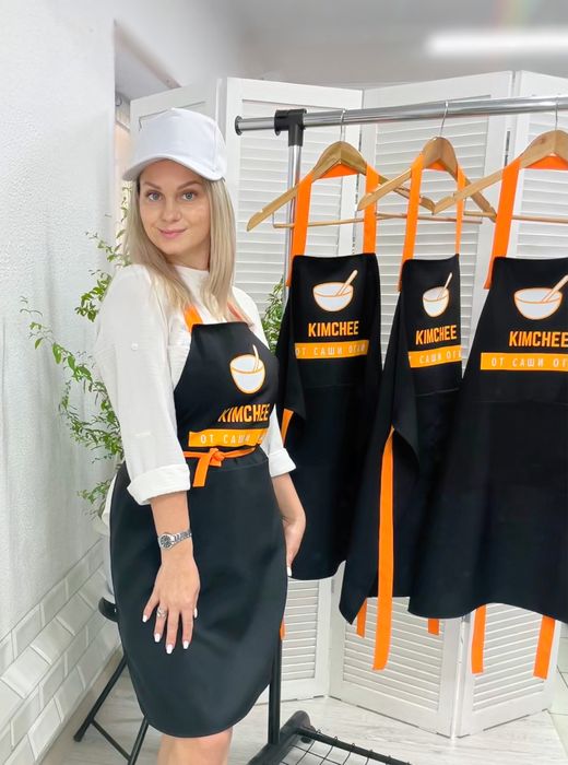 Фартуки на заказ с печатью логотипа