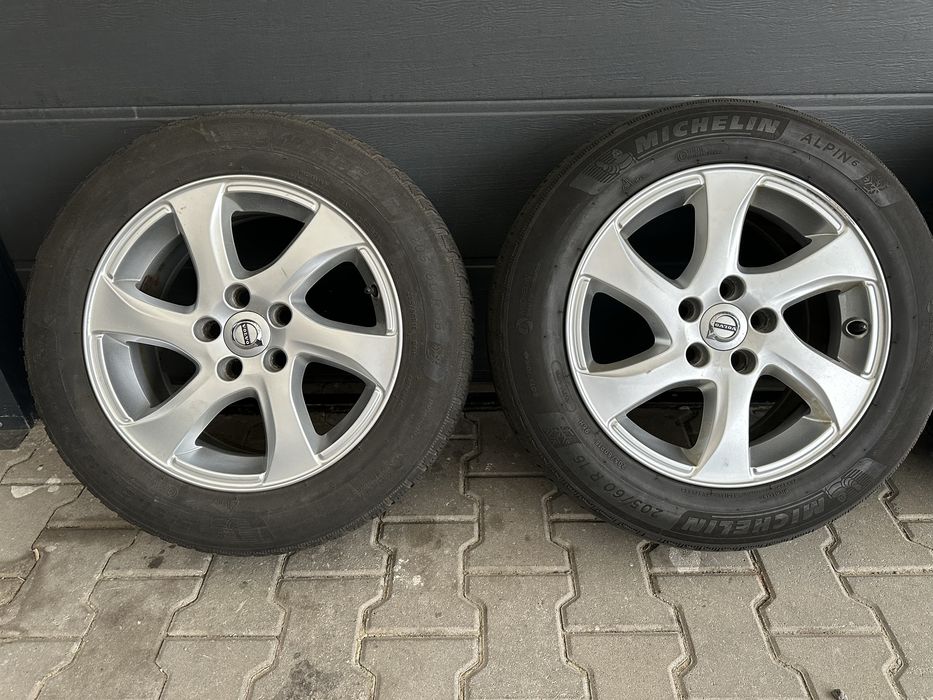 Roti aliaj originale Volvo V60 S60 205/60R16 Michelin