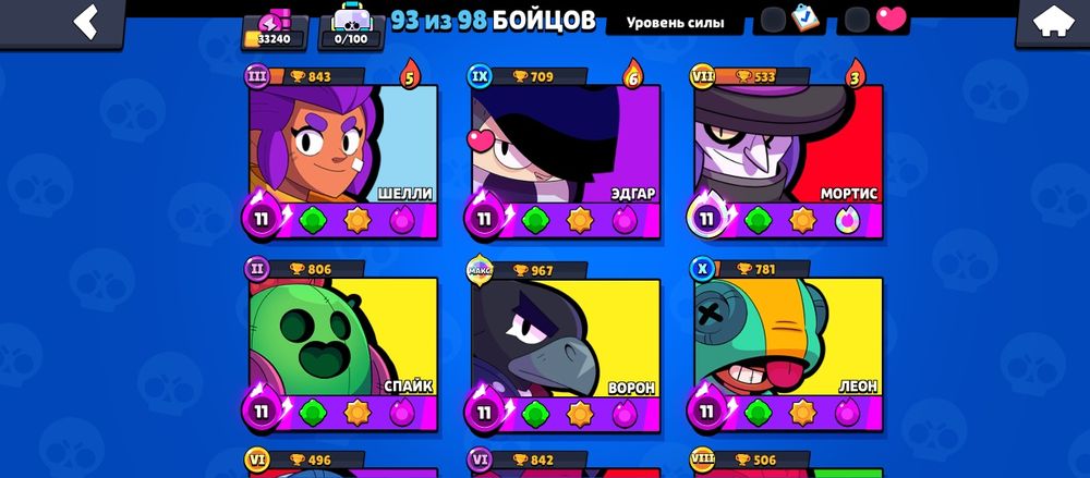 Продам аккаунт бравл старс