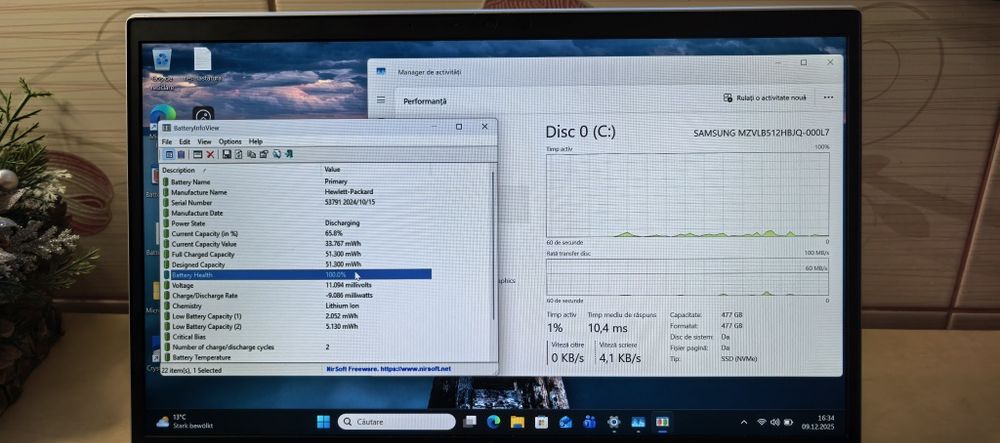 Laptop HP EliteBook 14 G8_i5 1136G7_24GB DDR4_512GB SSD_Metal + Geanta