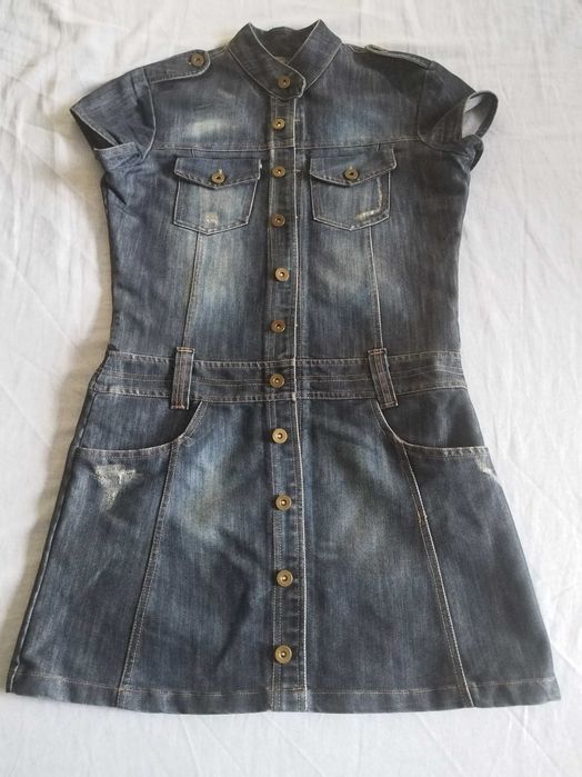 дънкова рокля -Л/ХЛ размер