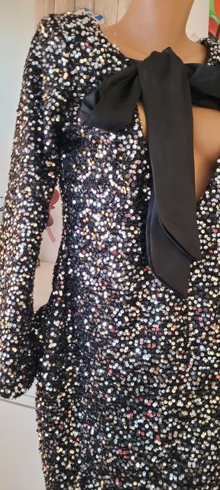 Bluze /rochii mini dama ocazii speciale paiete argintii