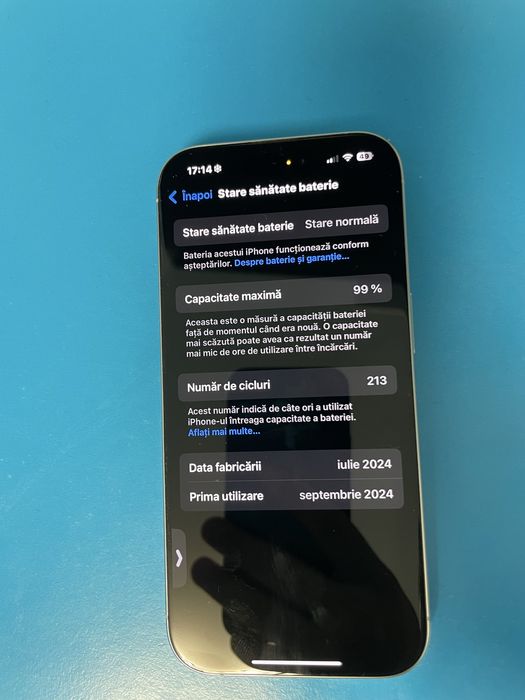 Iphone 16 Pro 256gb +plus husa Mobilfox