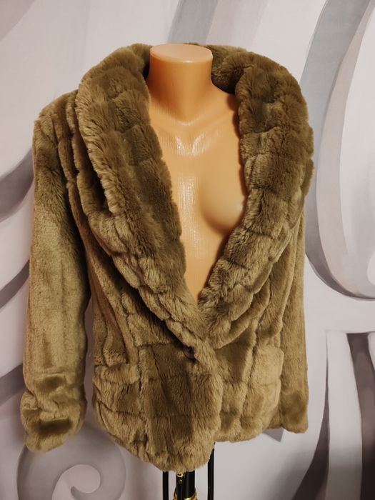 Geacă de blană artificială fashion