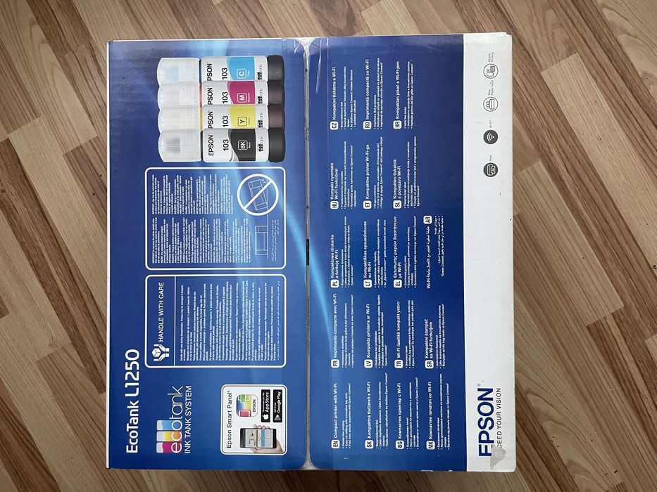 Принтер Epson EcoTank L1250 (Чисто нов)