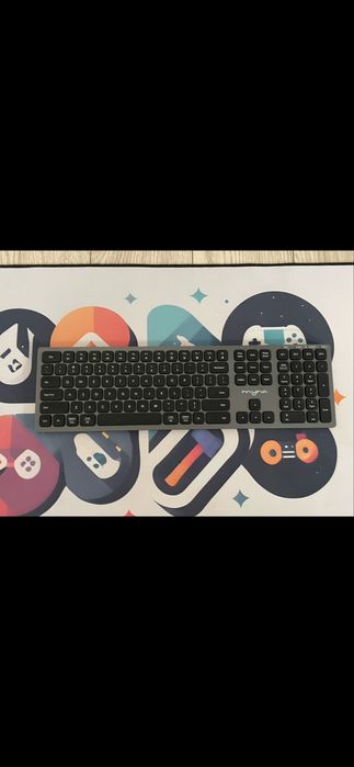 Kit Periferice PC: Tastatura Bluetooth Myria + Mouse Wireless + Mousepad XXL gaming