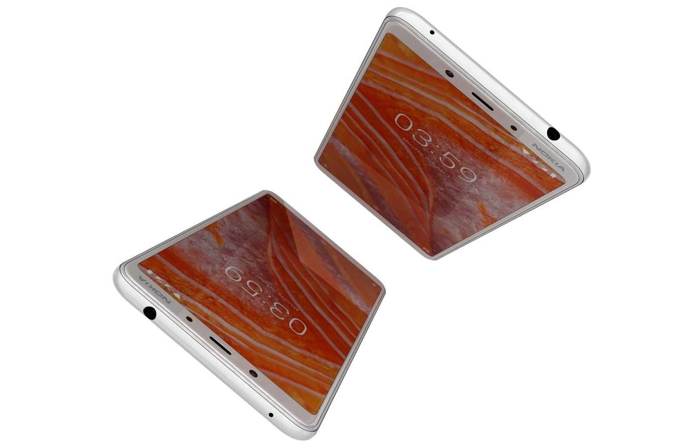 Nokia 3.1 Plus Dual Camera Smartphone 6 инча HD plus Дисплей - 2GB RAM - 16GB Памет - Android One - Бял - Нов