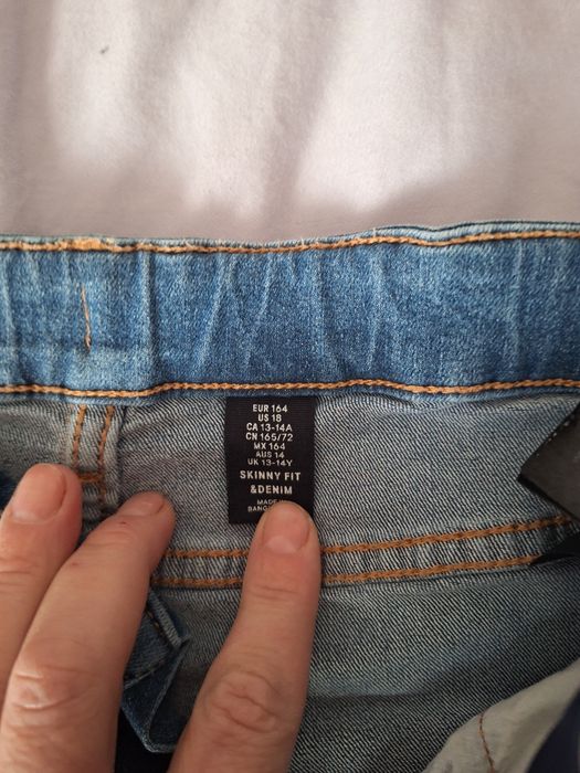 Blugi slim fit unisex