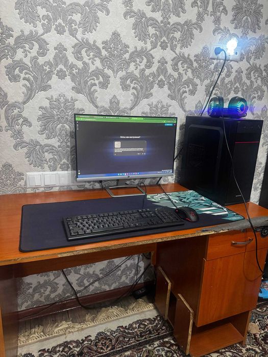Komplekt kompyuter: i3 10100 / 16GB / GTX 750Ti / Monitor HP 24"