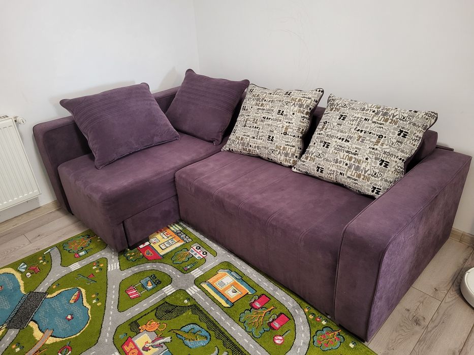 Vand canapea coltar mov