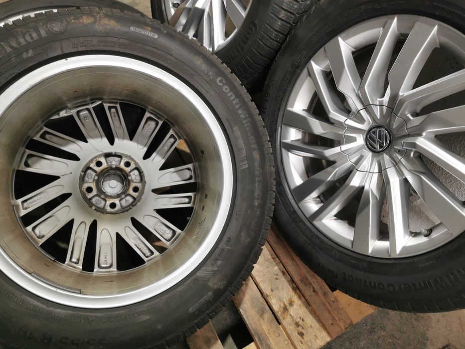 Jante Originale VW Touareg III .R 19 " OSORNO " cu anvelope de iarna