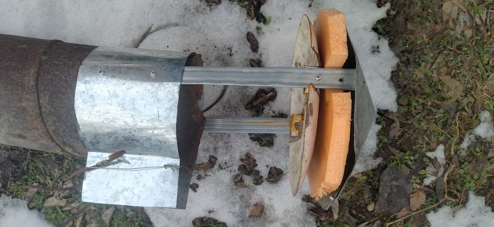 Зонтик дымохода отопления