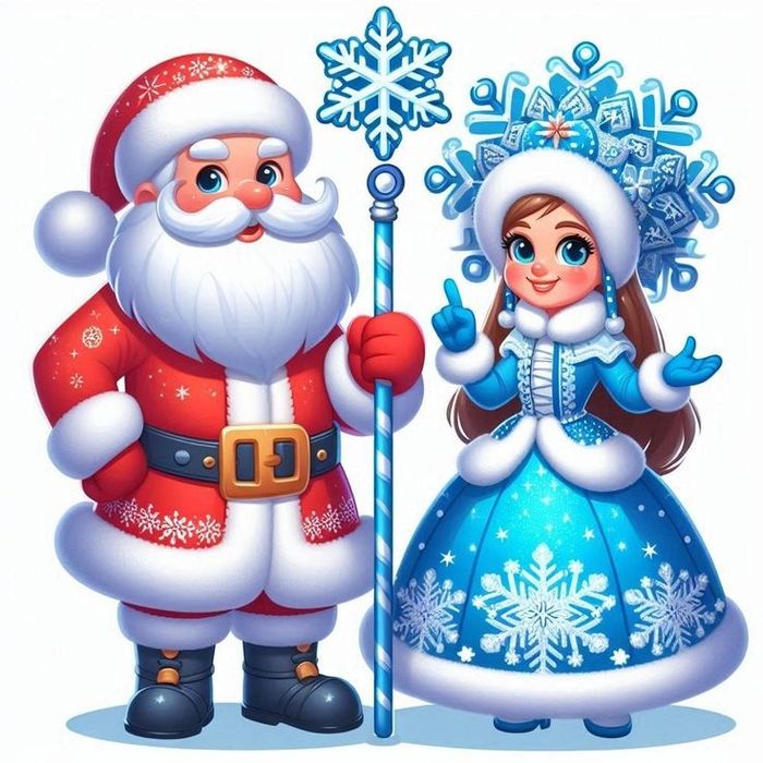 Дед мороз и снегурочка вызов