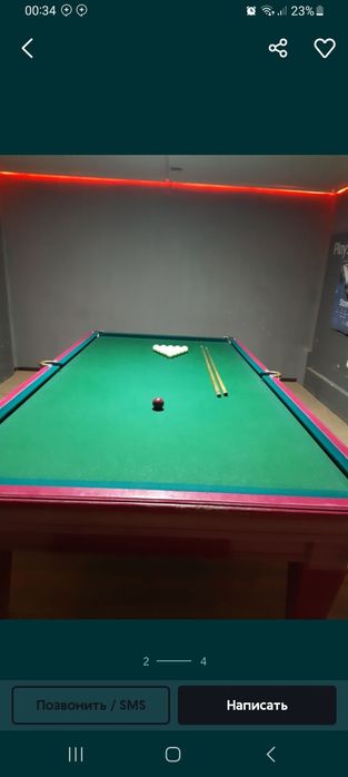 Бильярд сатилады жаксы таза келисимлы хабарласин