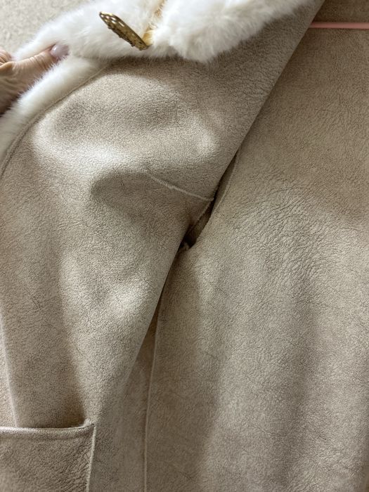 Шуба белая новая