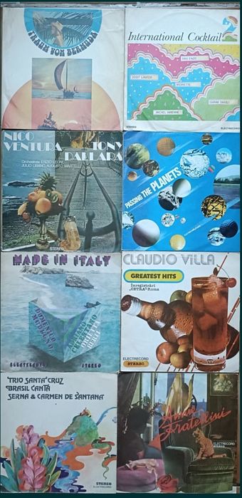 8 discuri vinyl cu muzică, Electrecord vinil