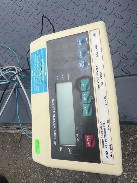 Cantar, bascula electronica platforma 500 kg, verificare metrologica