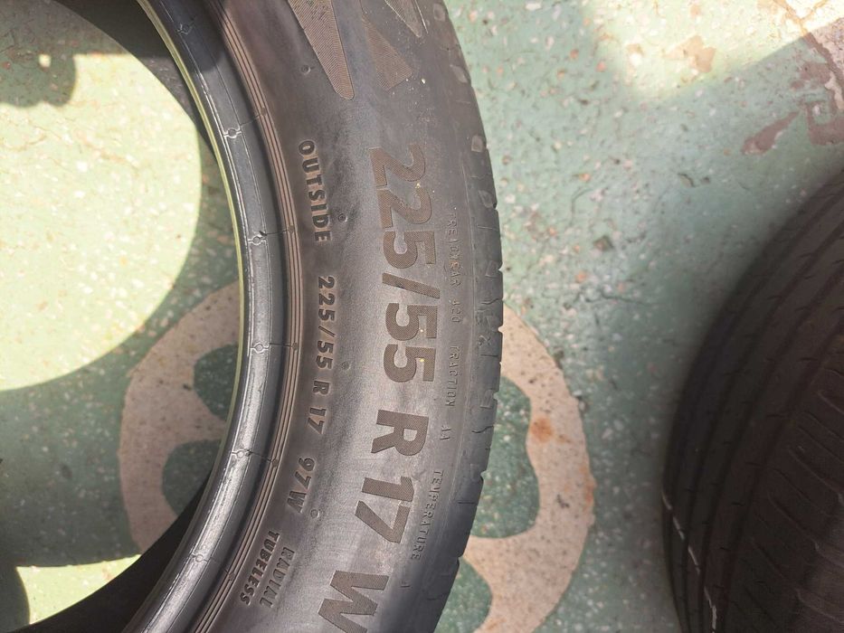 Летни гуми 225 55 17  continental conti eco contact 6 дот 2021г 4 броя