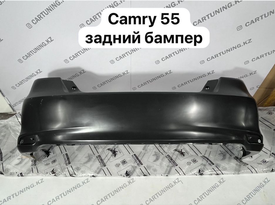 Задний бампер под оригинал на CAMRY 55