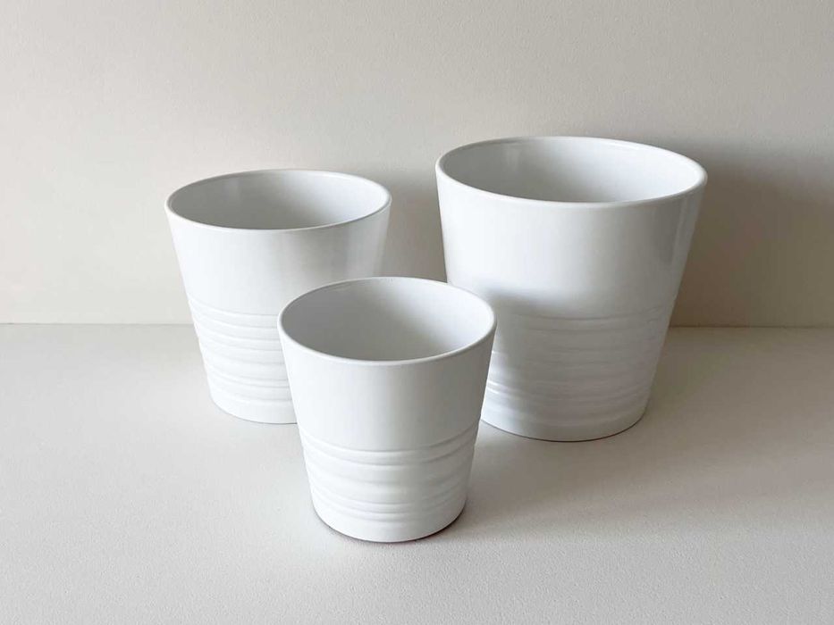 Сет 3 бр кашпи IKEA Muskot ∅ 9, 12, 15 см