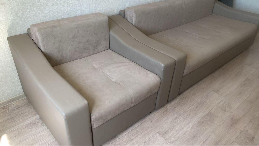 Продам диван и кресло