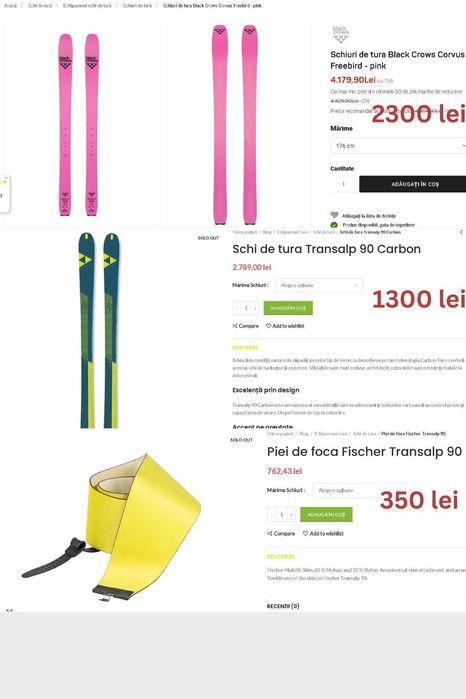 Clapari ski de tura legaturi Dynafit Fischer Movement Salomon legaturi