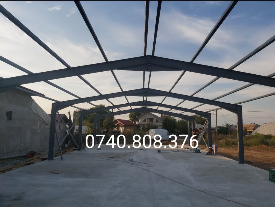 Hala 12x30m constructie metalica structura hala completa