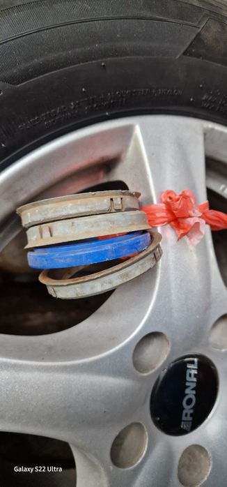 Продавам джанти 5x112 R15 ронал с летни гуми 195/60/15