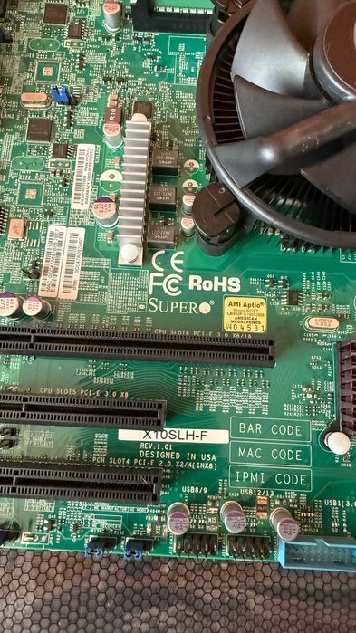 Kit server Supermicro X10SLH-F + 16GB DDR3 ECC + CPU pentru test