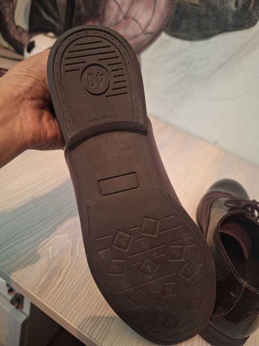 Туфли турецкие из натуральной кожи на подростка новые