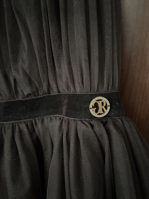 Rochie neagra lunga Greenworld