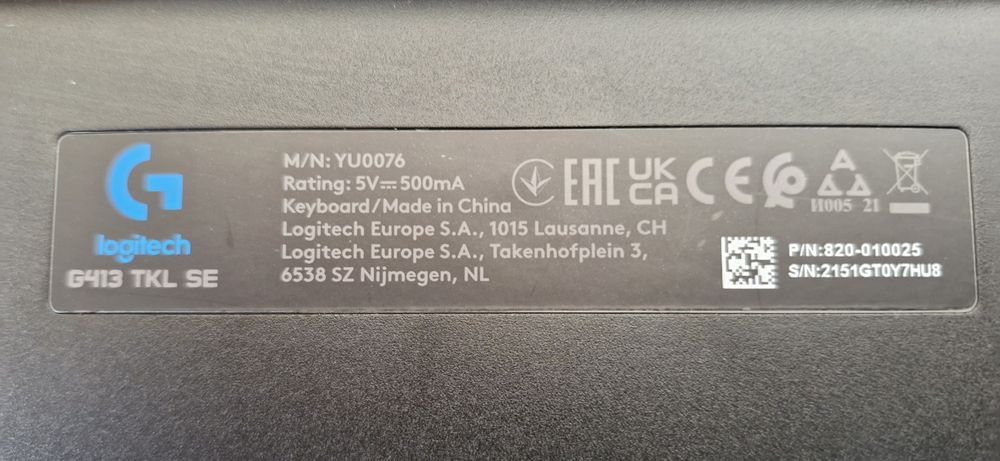 Продавам Logitech G413 TKL SE, Razer BlackShark V2, Endgame Gear OP1