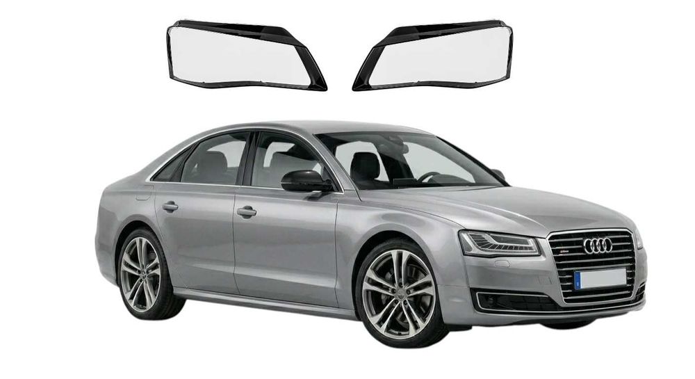 Стъкла за фар Audi A8 D4 2010-2014 , Капаци за фарове A8 D4 Audi