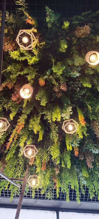 Озеленение искуственое, стен,потолков ,искуственные газоны,ландшафты