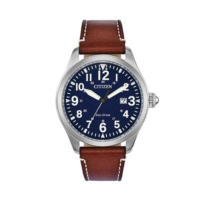 Citizen Garrison Military Eco-Drive Blue Dial BM6838-17L