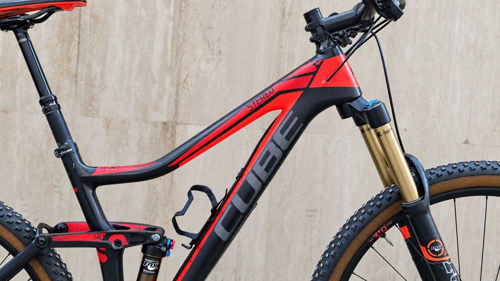 CUBE Stereo 140 Super HPC, Карбон, 11.7 кг., 29", M, FOX Factory Kashima 140 мм, Shimano XTR 3x10