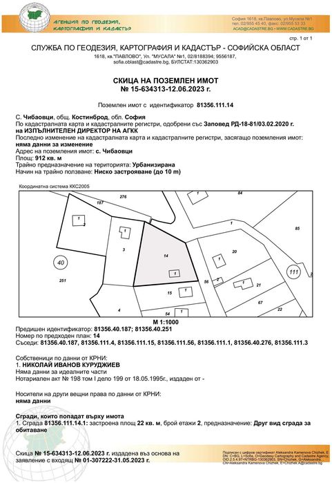 Продава се Парцел в с. Чибаовци, Област София-област - 460 кв.м за 24 €/кв.м - Снимка #4
