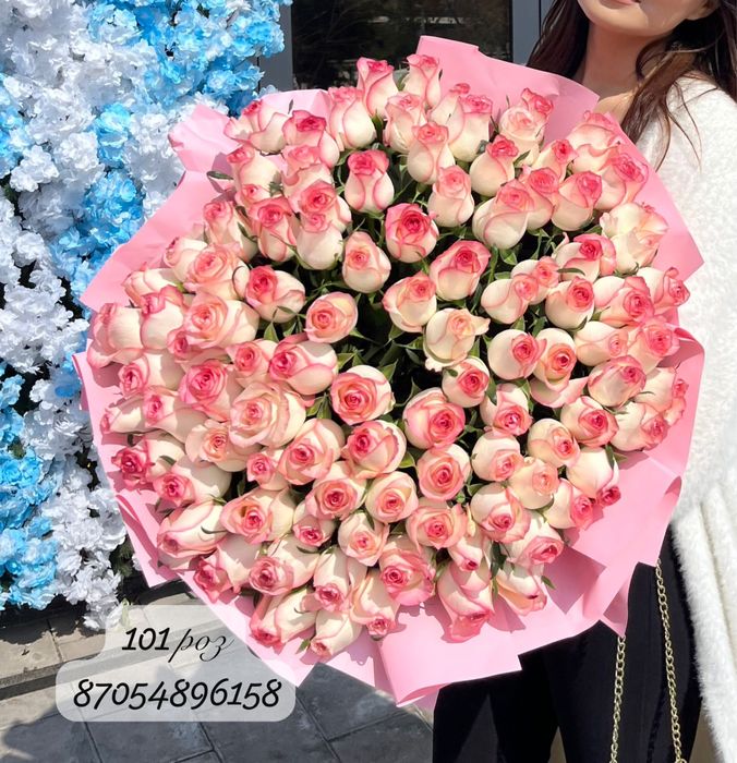 продам цветы свежие 101 роз