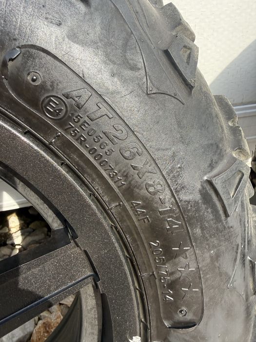 оригинални джанти за Polaris 14 цола с гуми