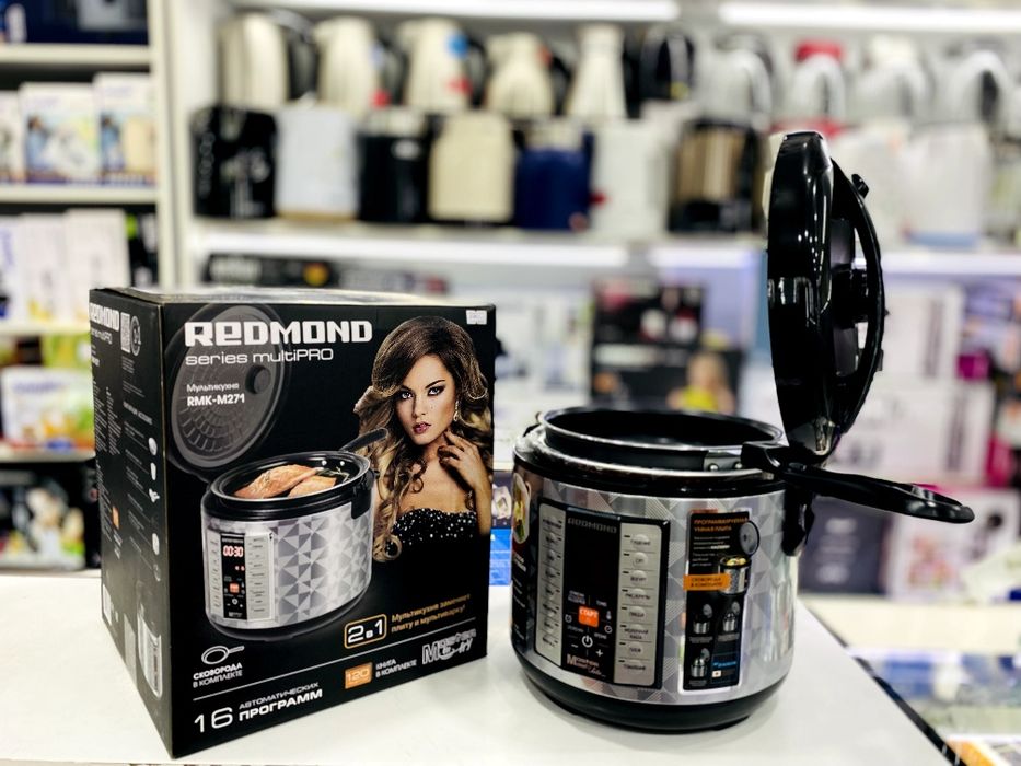Мультиварка со сковородой Multivarka Parovarka Redmond RMK-M271