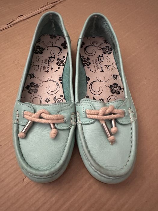 Балетки respect кожаные