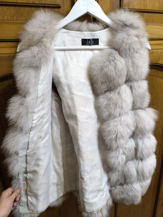 Vesta din blana naturala de vulpe,Iris Boutique