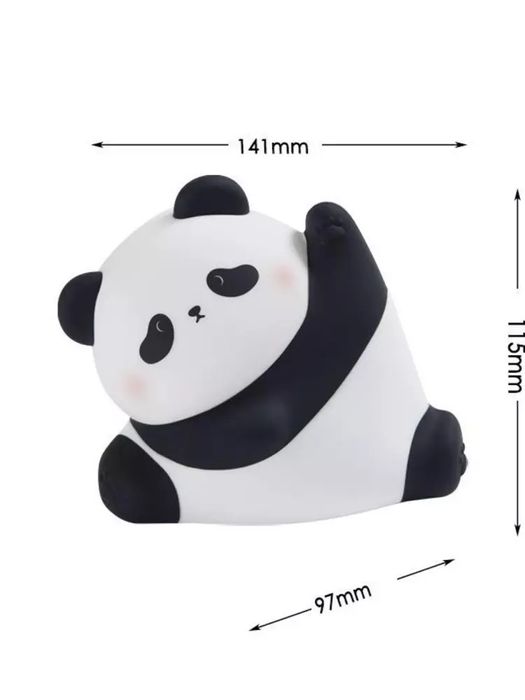 Yoqimli Panda lampa tungi yoritgich