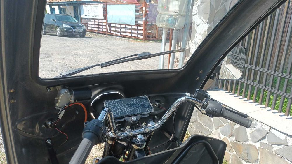 OFERTA: Triciclu electric, fara permis, cu cabina, rate