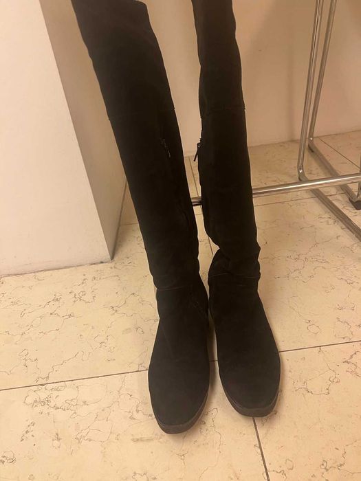 Черни Дамски Ботуши - Нови