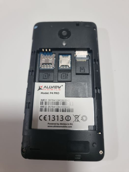 Telefon mobil Allview P4 PRO, Dual SIM, 8GB, 4G, Black