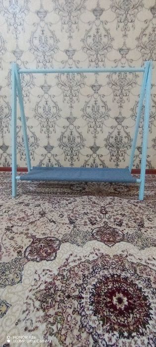 Вешалка напольная для одежды деревянная детская