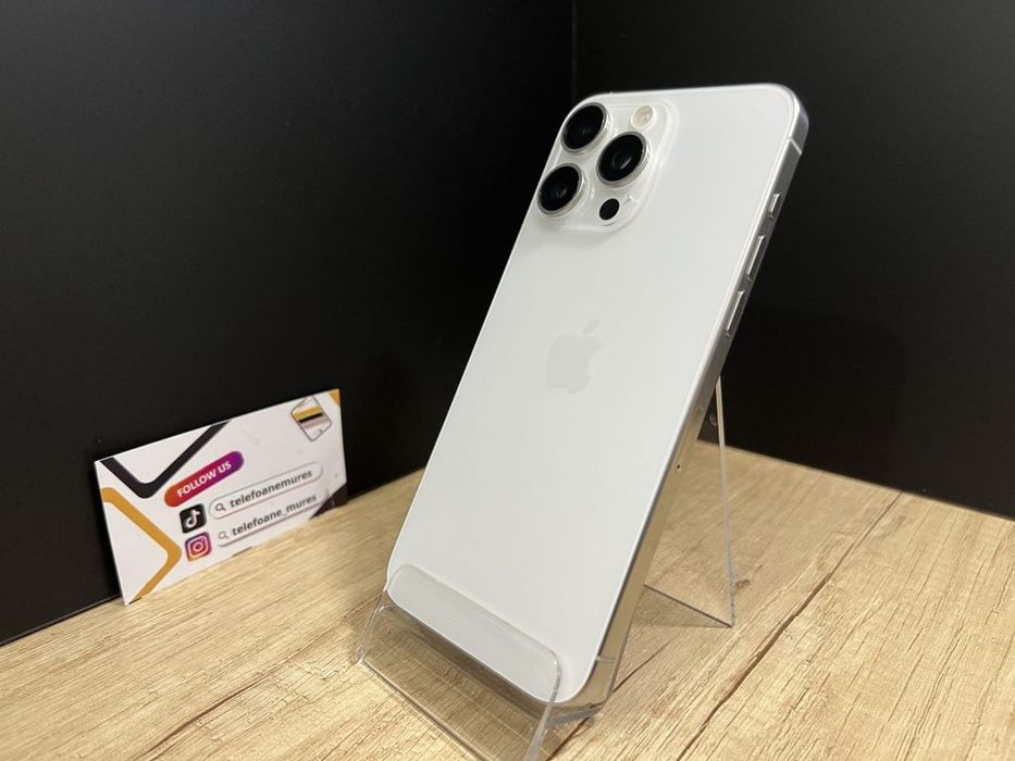 Iphone 15 Pro Max 256Gb White Titanium Second-Hand Foarte Bun 3 ani ga
