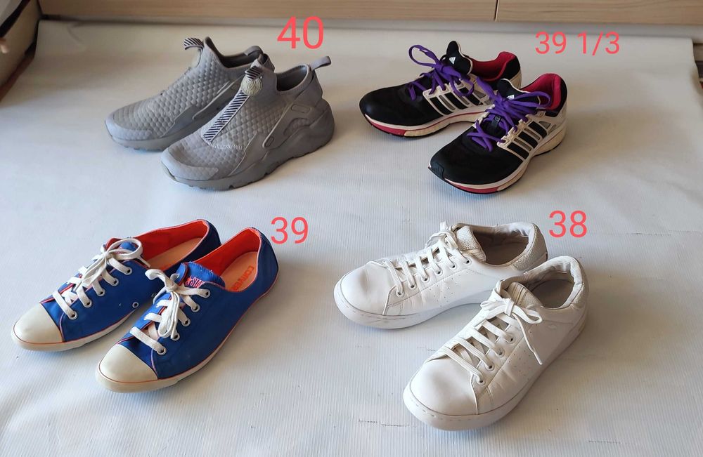 Дамски обувки и маратонки Converse,Geox,Adidas ,Nike38 ,39,40