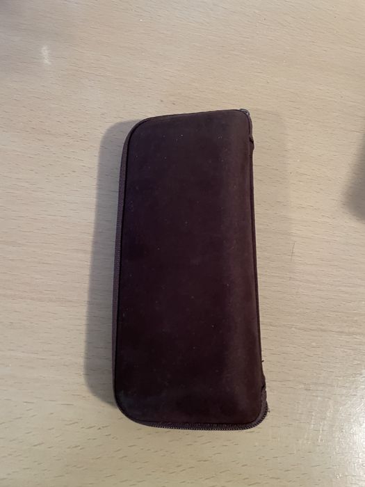 Toc ochelari piele intoarsa cu fermoar stare buna!!